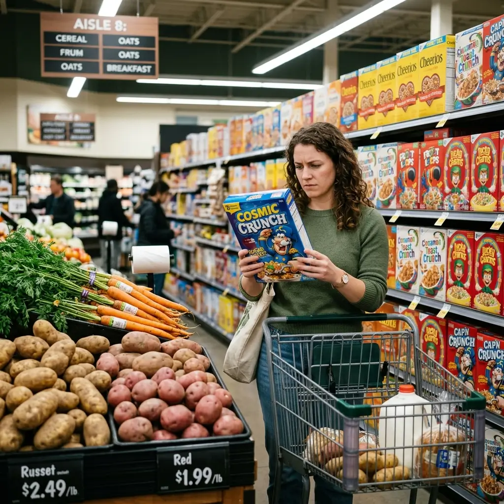 Common grocery foods that may contain trace heavy metals